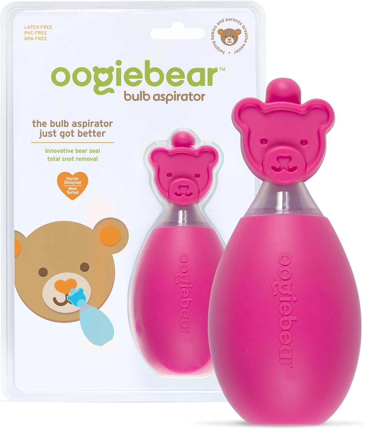 oogiebear Baby Nasal Aspirator Safe Booger & Earwax