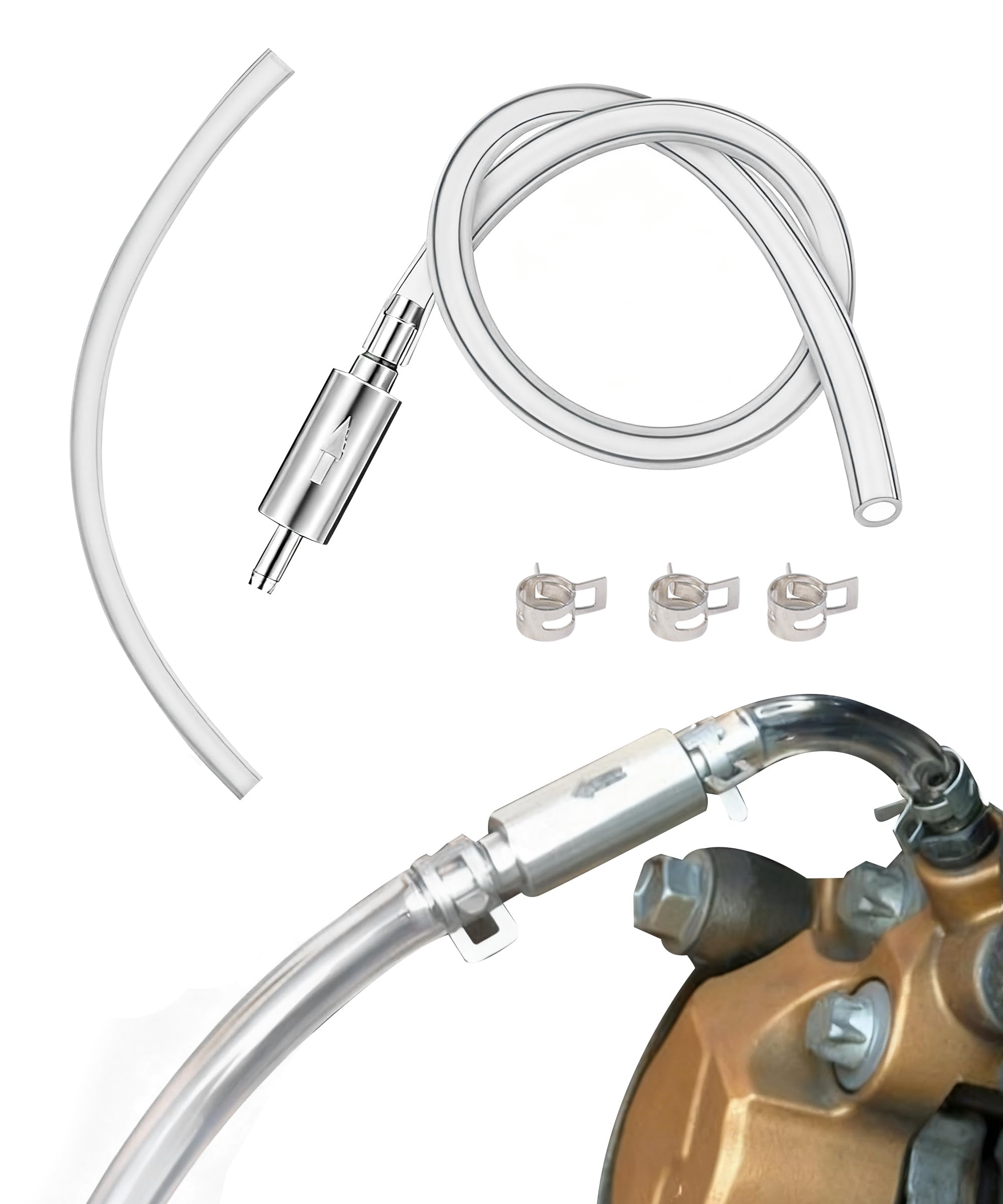 Brake Bleeder Hose Car Accessories Brake Bleeder Hose One Way Check Valve Universal One Way Check Valve Tube