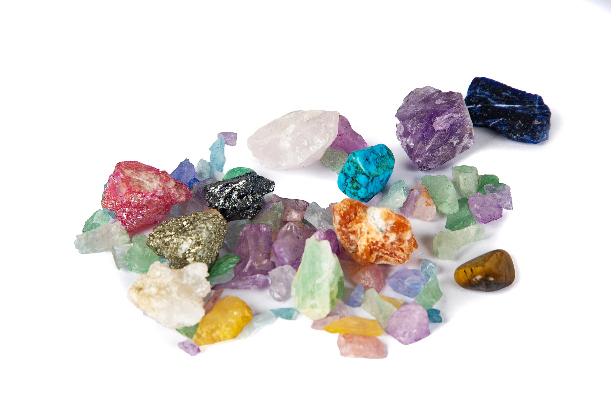 Rock Box - Unique Genuine Mineral Collection with Study of Minerals Educational Booklet, 11 cm x 16.5 cm x 5.5 cm - Image 3