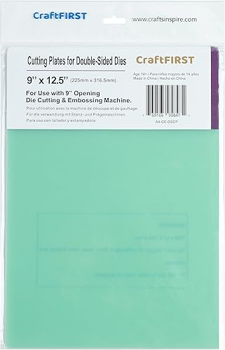 9 x 12.5 placas de corte para troqueles de doble cara accesorios de máquina de troquelado 1 par