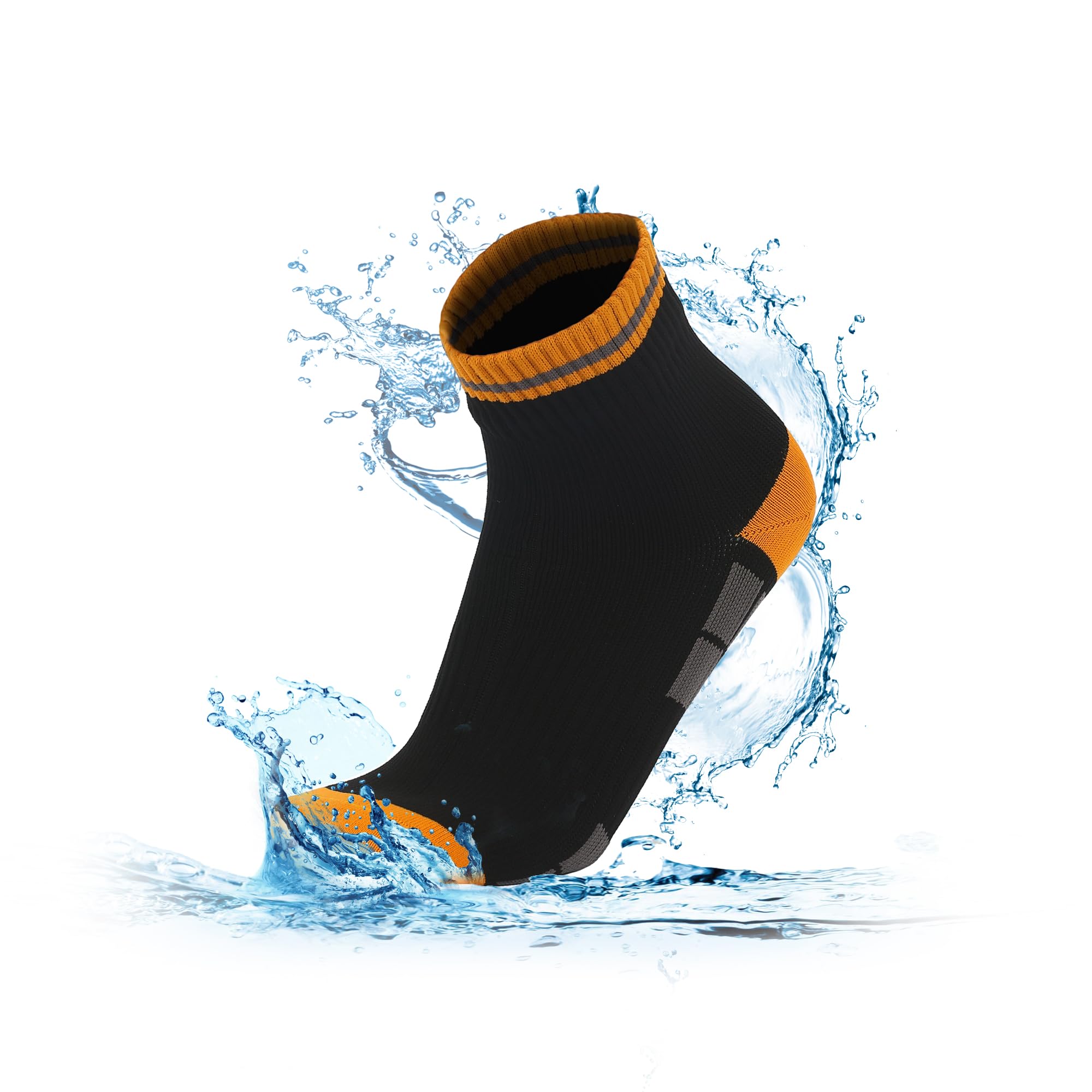RANDY SUN CoolMax Wasserdichte Socken Herren Damen, Atmungsaktiv & Kältebeständig für Outdoor, Wassersport, Wandern, Radfahren, Skifahren - Allwetter-Funktionssocken