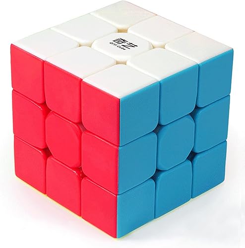 QYTOYS Speed Cube - Cubo mágico de rompecabezas de 3 x 3 x 3 pulgadas, versión avanzada de tamaño completo de 2.2 pulgadas, cubos de rompecabezas