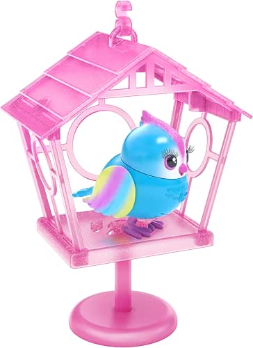 Little Live Pets Bird and Bird House - Rainbow Tweets,