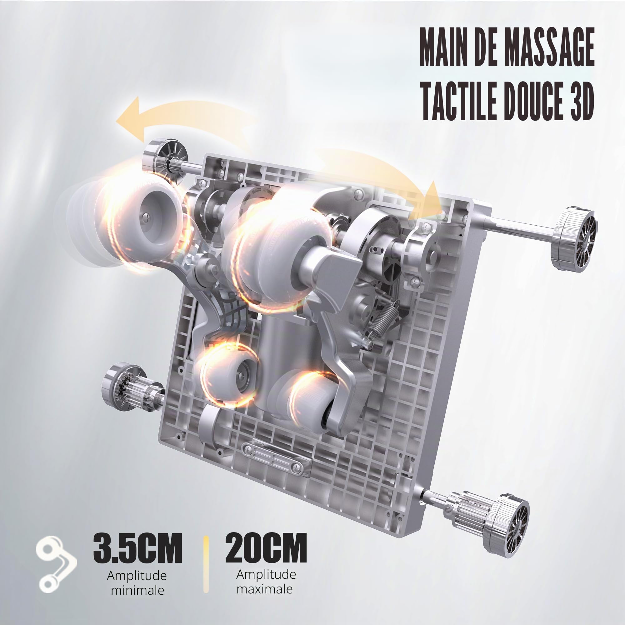 ROTAI Fauteuil de Massage 3D à gravité zéro pour la Maison Massage Complet du Corps