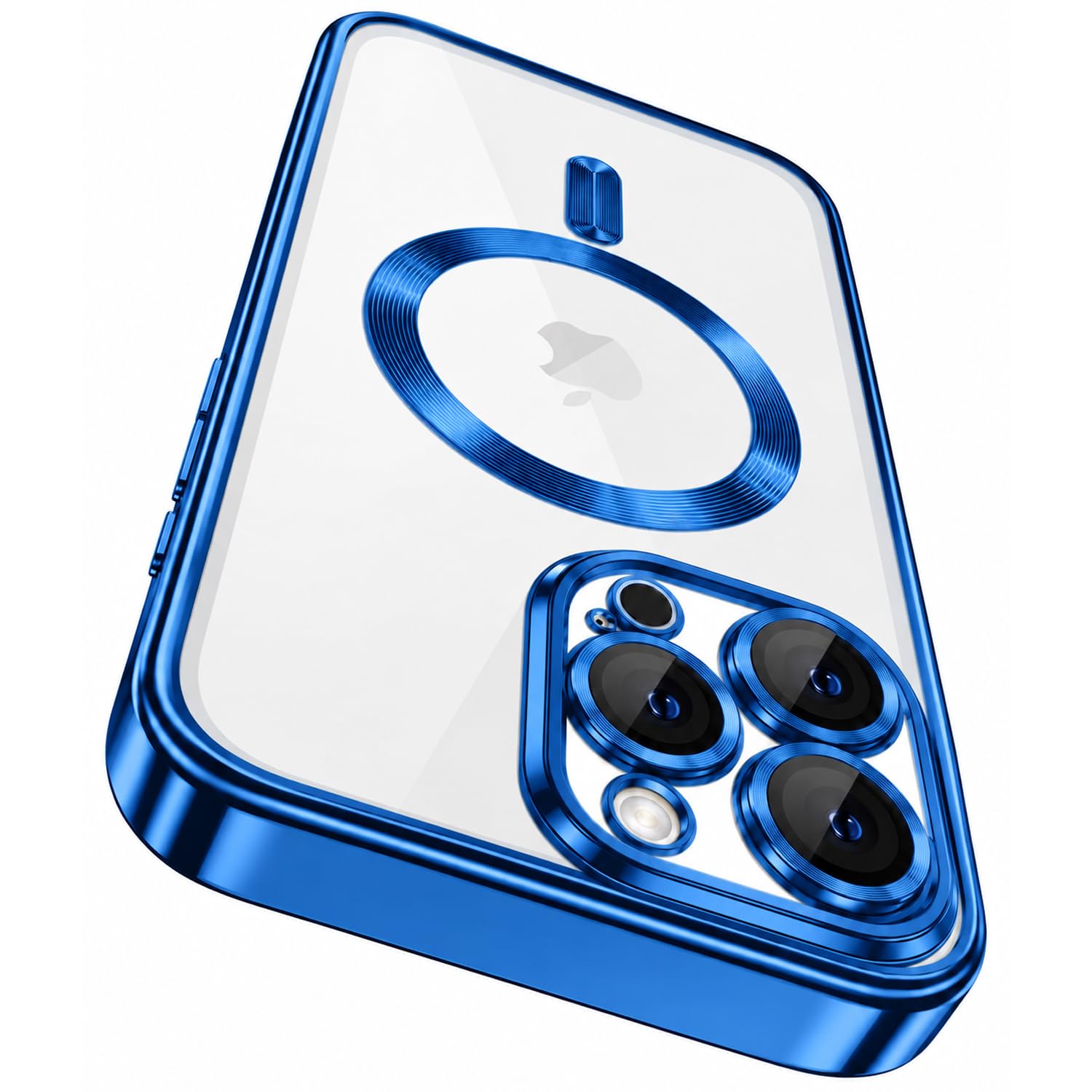 VONZEE Electroplating Transparent Clear Logo Back Cover TPU Compatible with iPhone 17 Pro Max / 18 Pro Max, Compatible with Magsafe, Full Body & Individual Camera Protection |Desert — Amazon image 28