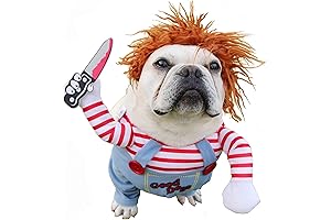 Chucky Dog Costume Halloween Stitch Costumes Funny Dress Up
