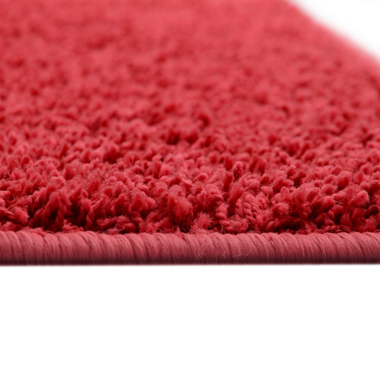 Floori Shaggy Tapis au poil de haute qualité 200x290 cm rouge
