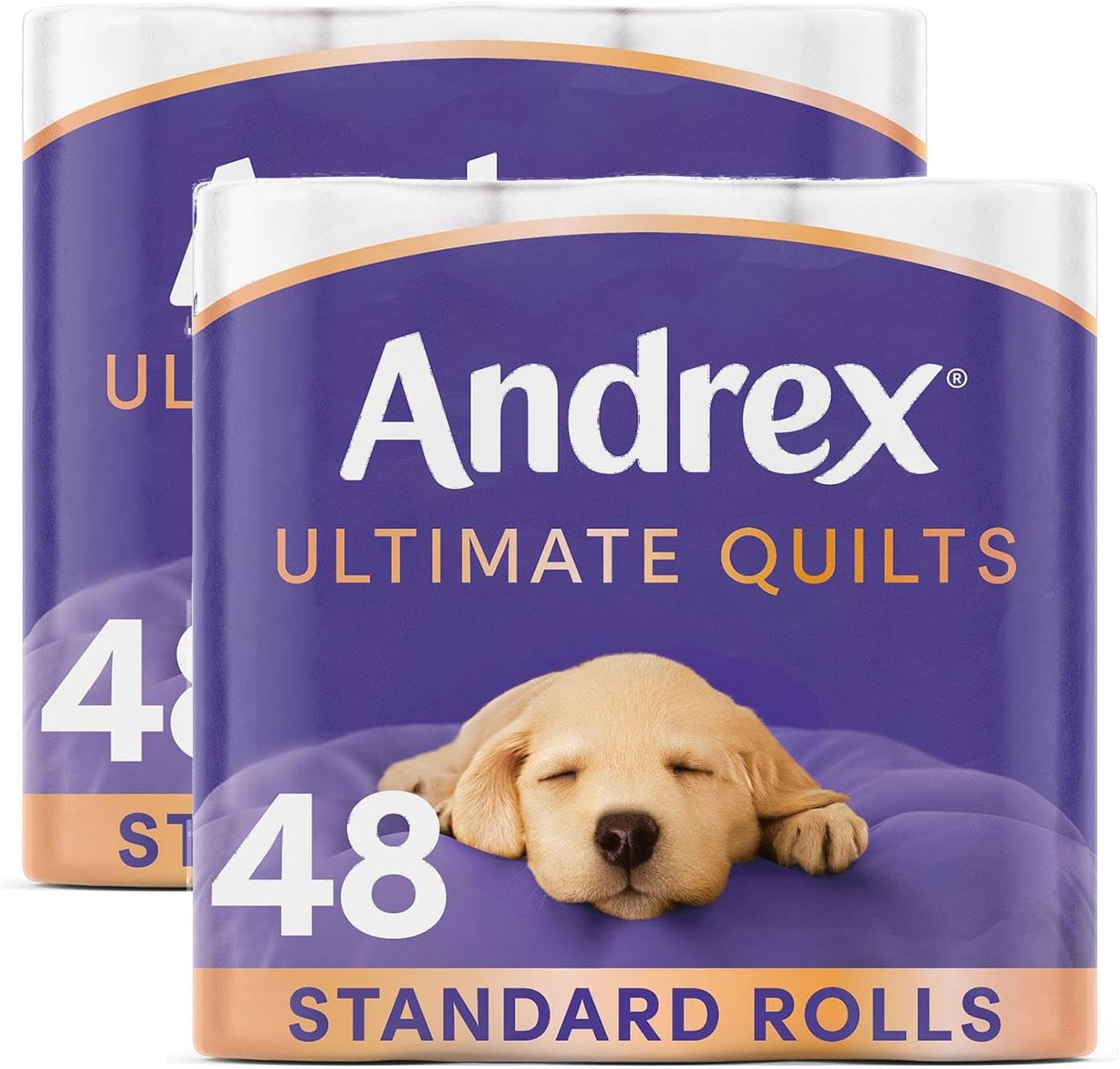 Toilet Roll Supreme Quilts Fragrance-Free 3 Ply Toilet Paper, 48 Rolls