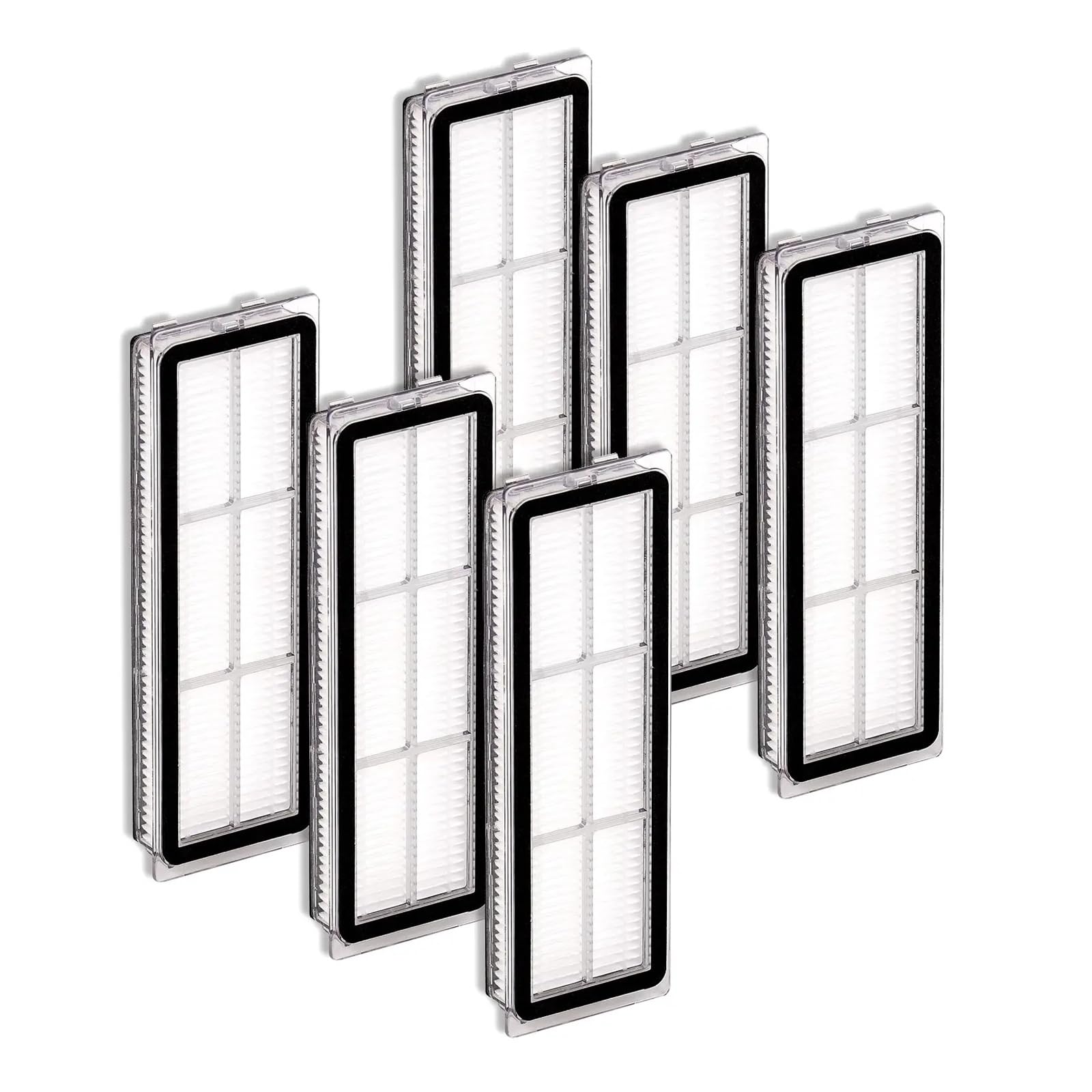 Eezii Filter 6Pcs Filter，Compatible For Dreame，L10s Ultra, L10s Pro, L10 Ultra, Z10 Pro, S10, S10 Pro, S10 Plus, 1C, W10, X10+, L10+ Plus, Z10 Pro Robot