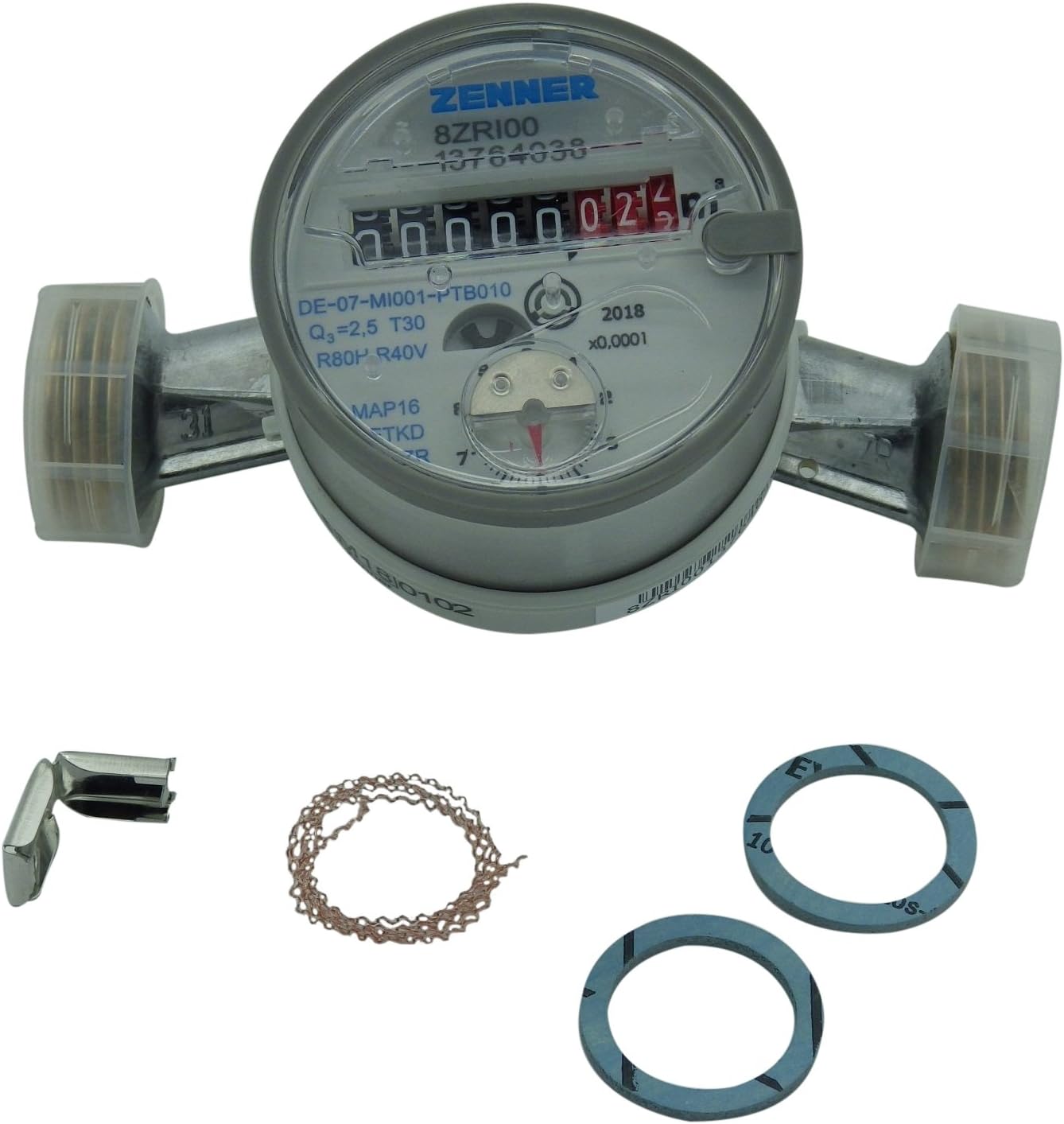 Zenner 146628 Etkd for Cold Water, Length: 130 mm