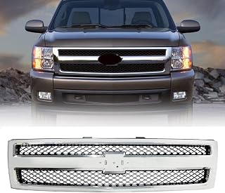 Chrome Grille For Chevy Silverado 1500 Pickup Truck 2007-2013