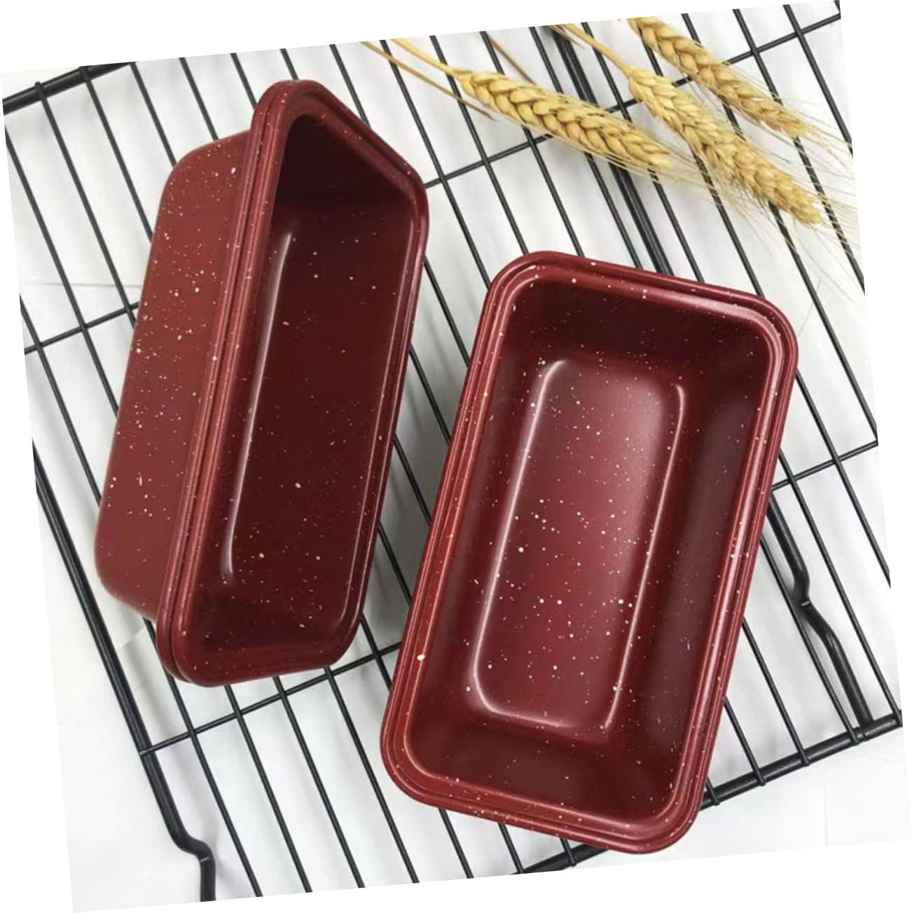 BESTOYARD 2pcs Toast Mold Bread Mold Loaf Mold Toast Cooking Mold Bread Pans for Baking Loaf Pans Bread Tin Nonstick Loaf Pan Mini Baking Supplies Heavy Duty Carbon Steel + Non-stick Coating