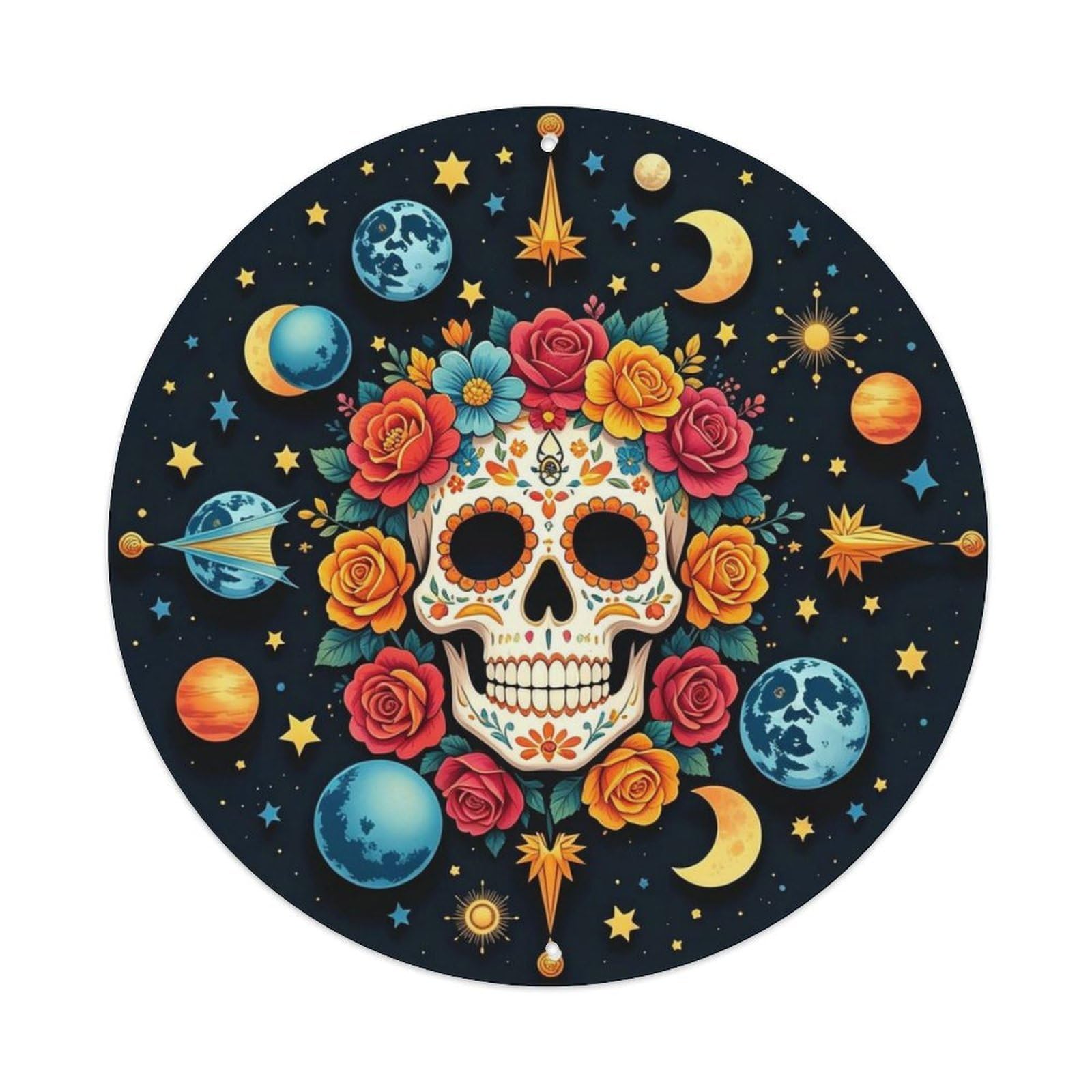Day Of The Dead Metal Tin Sign Plaque