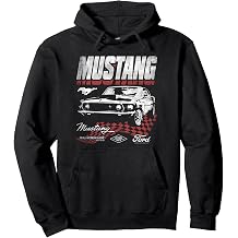 Ford Mustang Checkered Race Pullover Hoodie