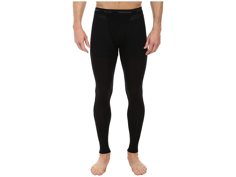 

Icebreaker Everyday Light Weight Merino Leggings w Fly (Black) Men's Outerwear