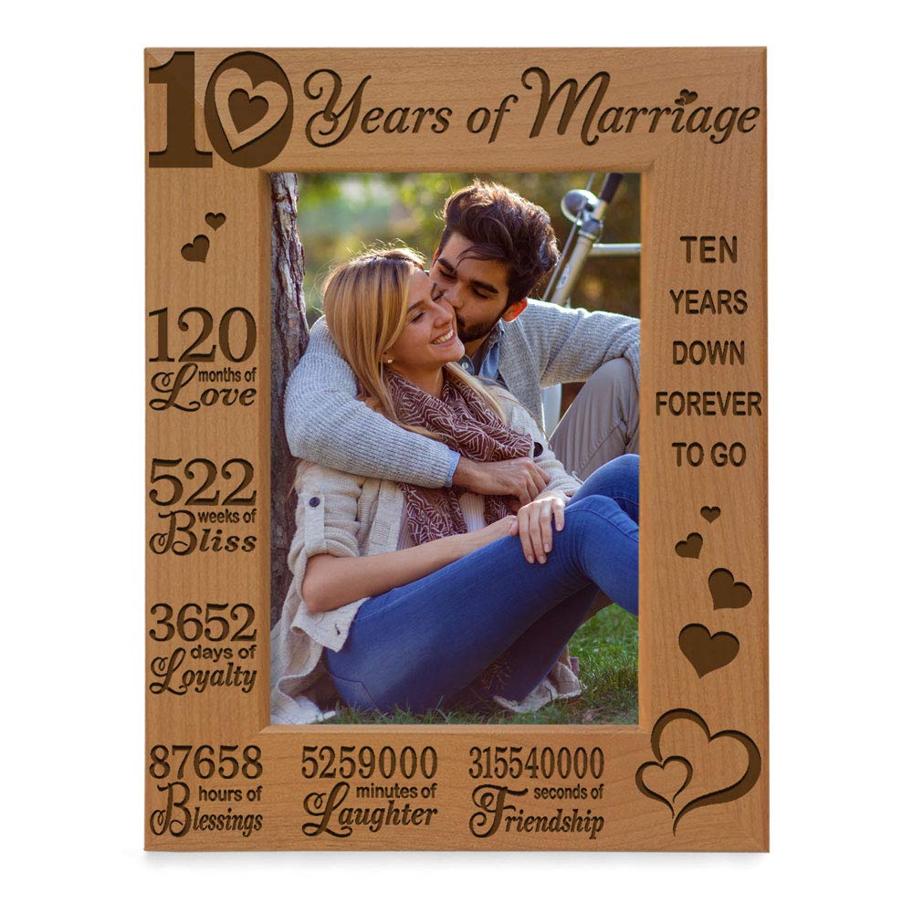 KATE POSH - Our 10th Wedding Anniversary Picture Frame, 10th 
