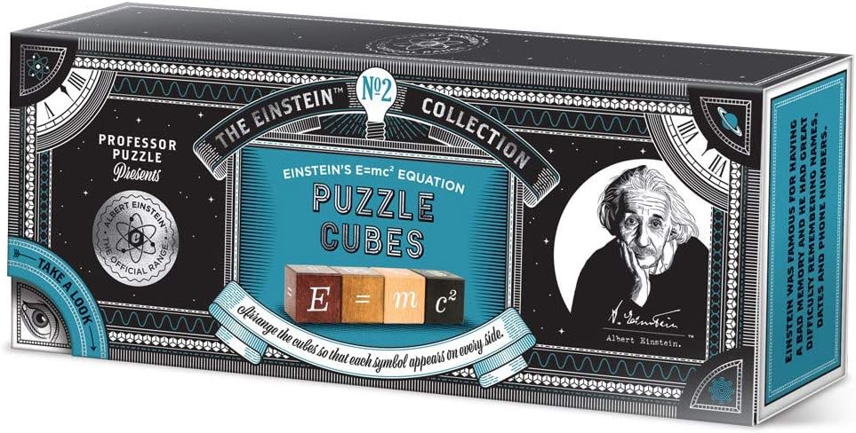Professor PUZZLE EIN2323 The Einstein Collection E=Mc² Puzzle Cubes
