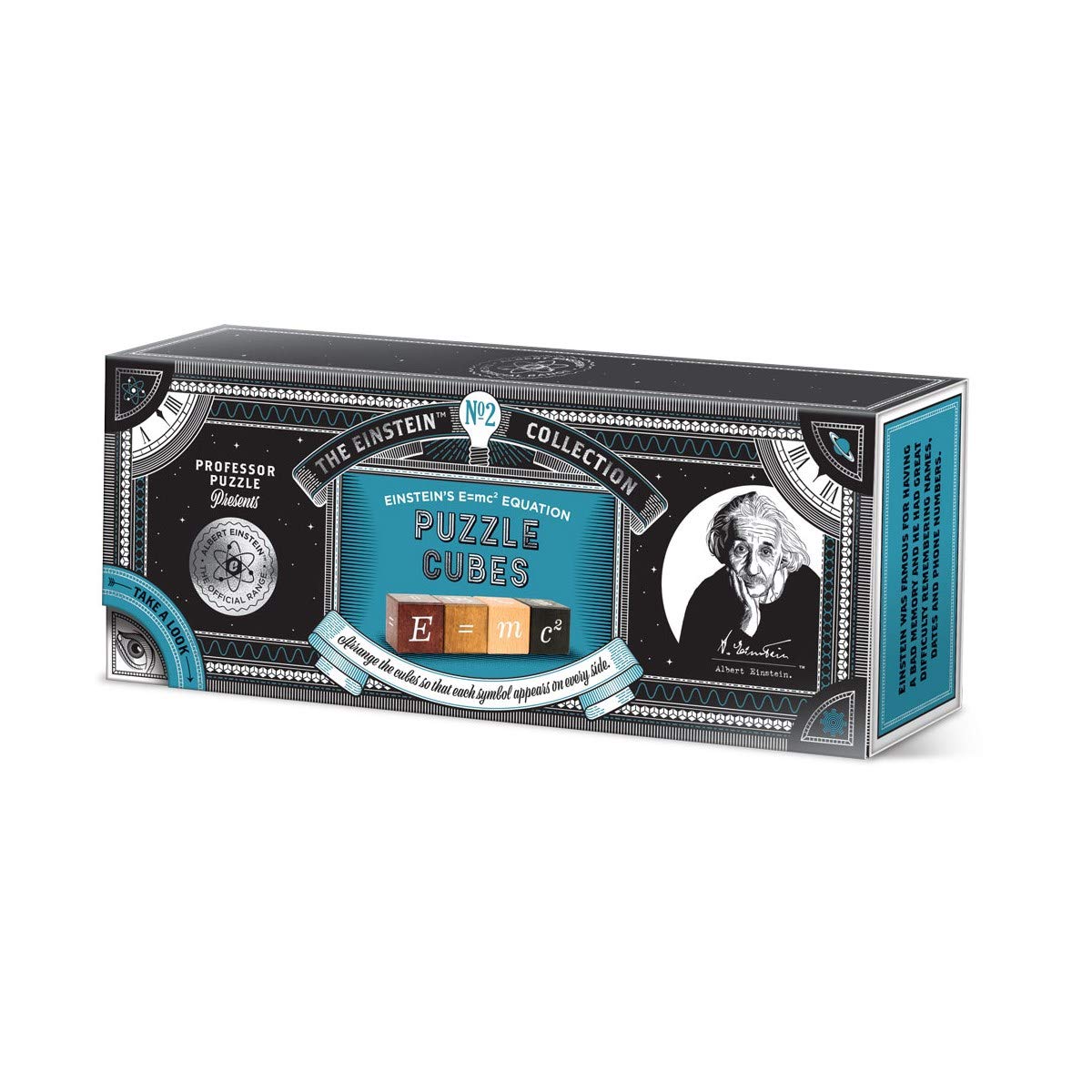 Professor PUZZLE EIN2323 The Einstein Collection E=Mc² Puzzle Cubes