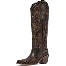 Knee High Cowboy Boots for Women, Stable and Comfortable