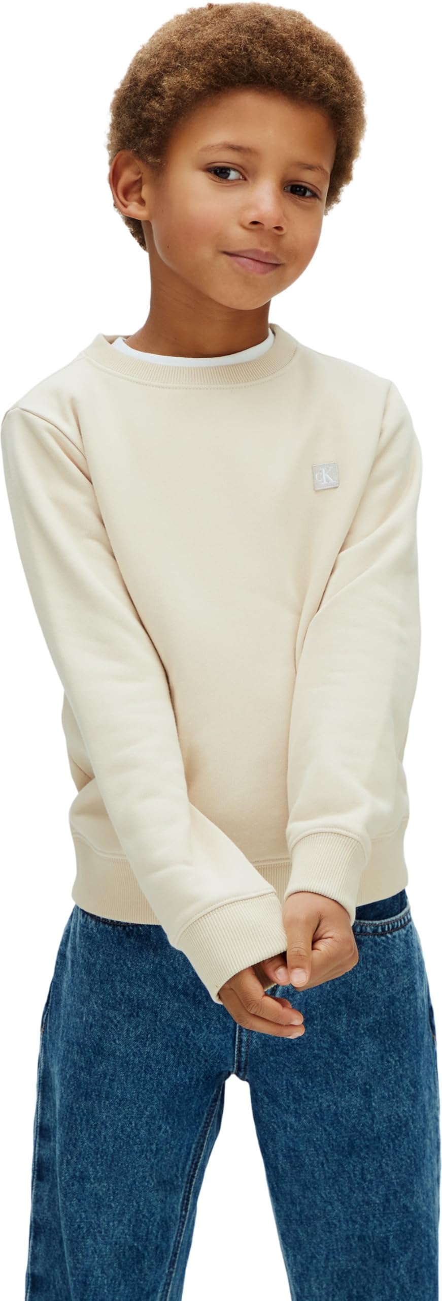 Calvin Klein Mini Badge Reg Cn Lv1cksjb33 Otras Sudaderas Unisex niños