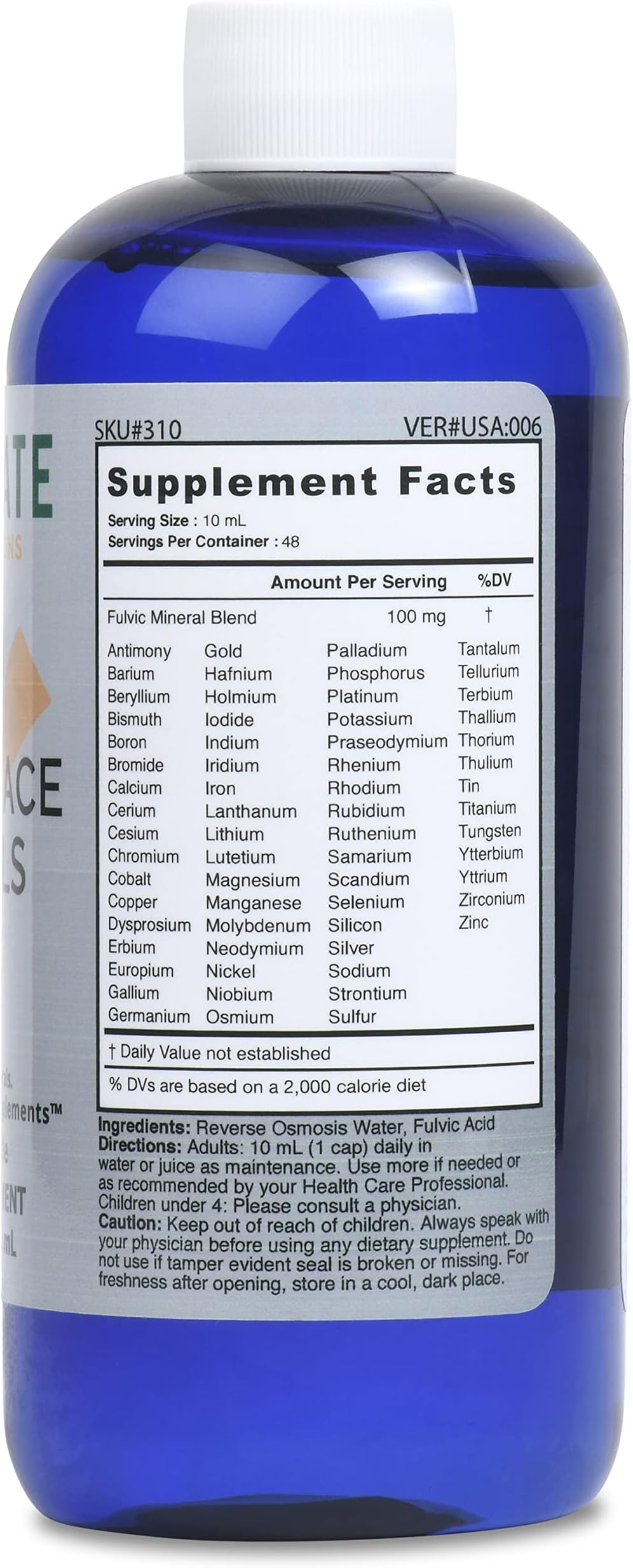 Good State - Liquid Ionic Fulvic Trace Minerals Immune Support 16.2 Fl. Oz. 173961