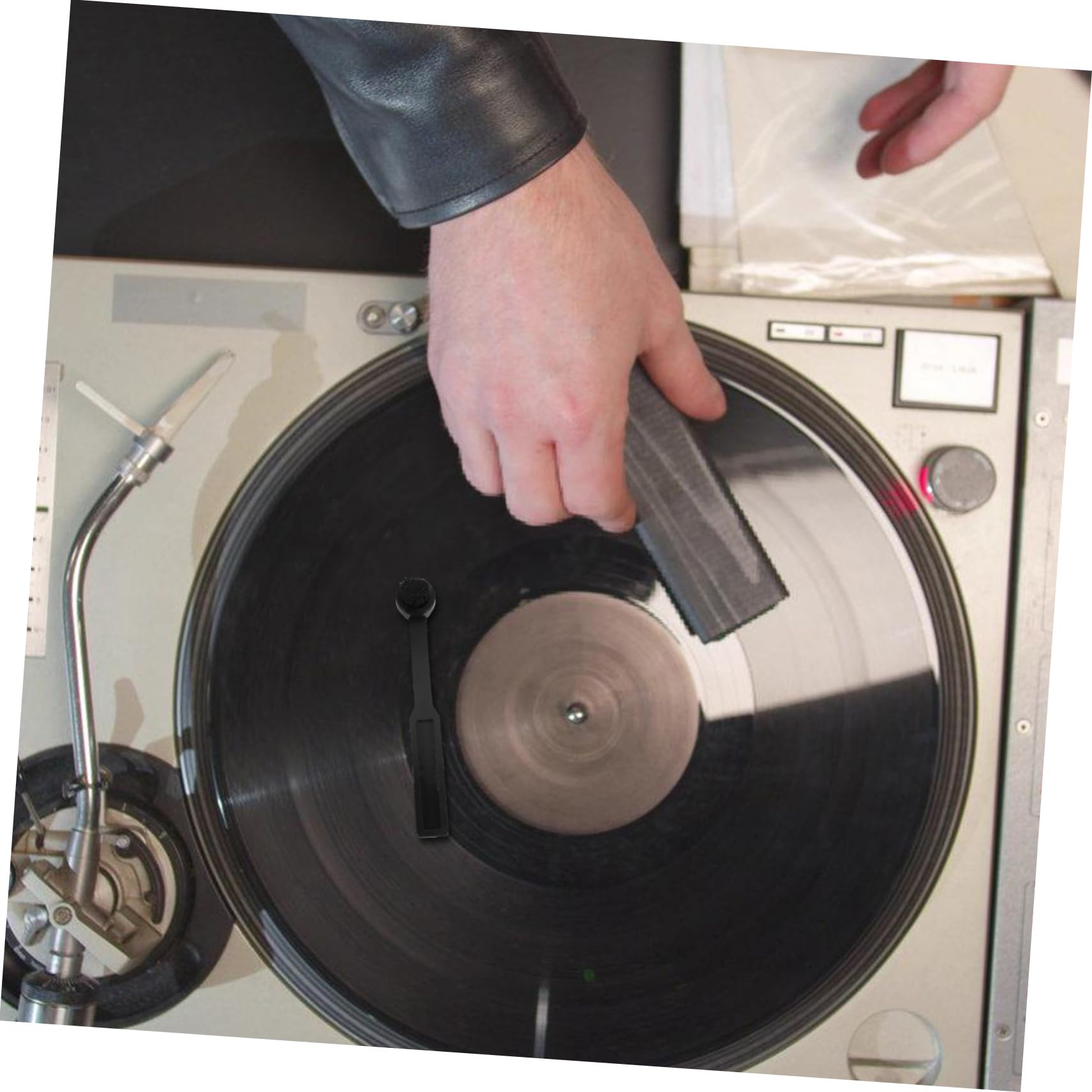ifundom 5pezzi Spazzola Per Pulizia Aghi Di Dischi Vinile Accessorio Antistatico Per Rimozione Polvere e Del Suono Strumento Compatto Per Manutenzione Turntable e Stilo