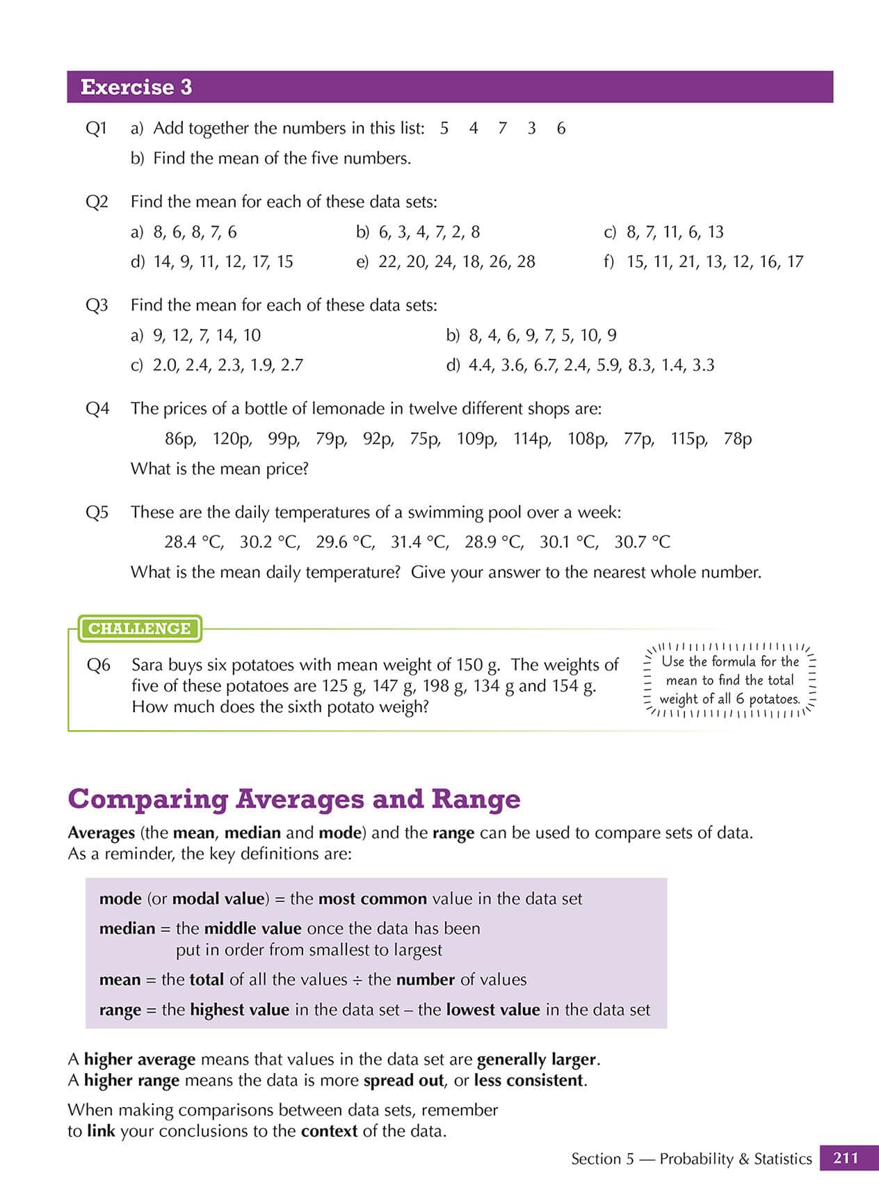KS3 Maths Year 7 Student Book - with answers & Online Edition