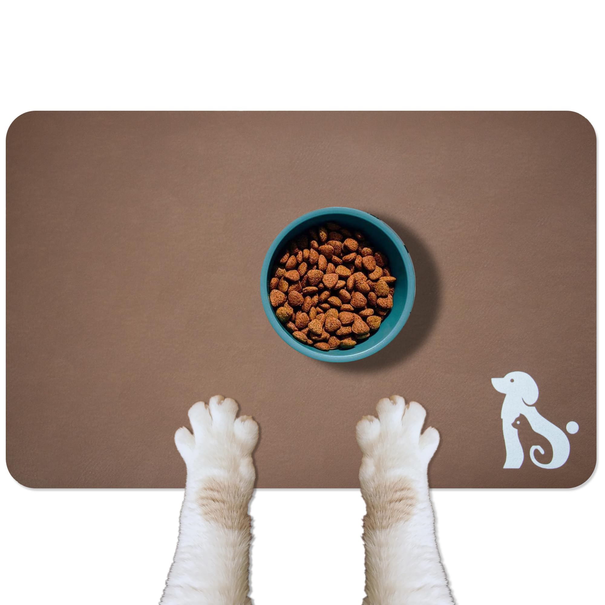 YCT Pet Cat Food Mats for Dog Food Mat, Cat Mat for Food, Pet Dog Cat