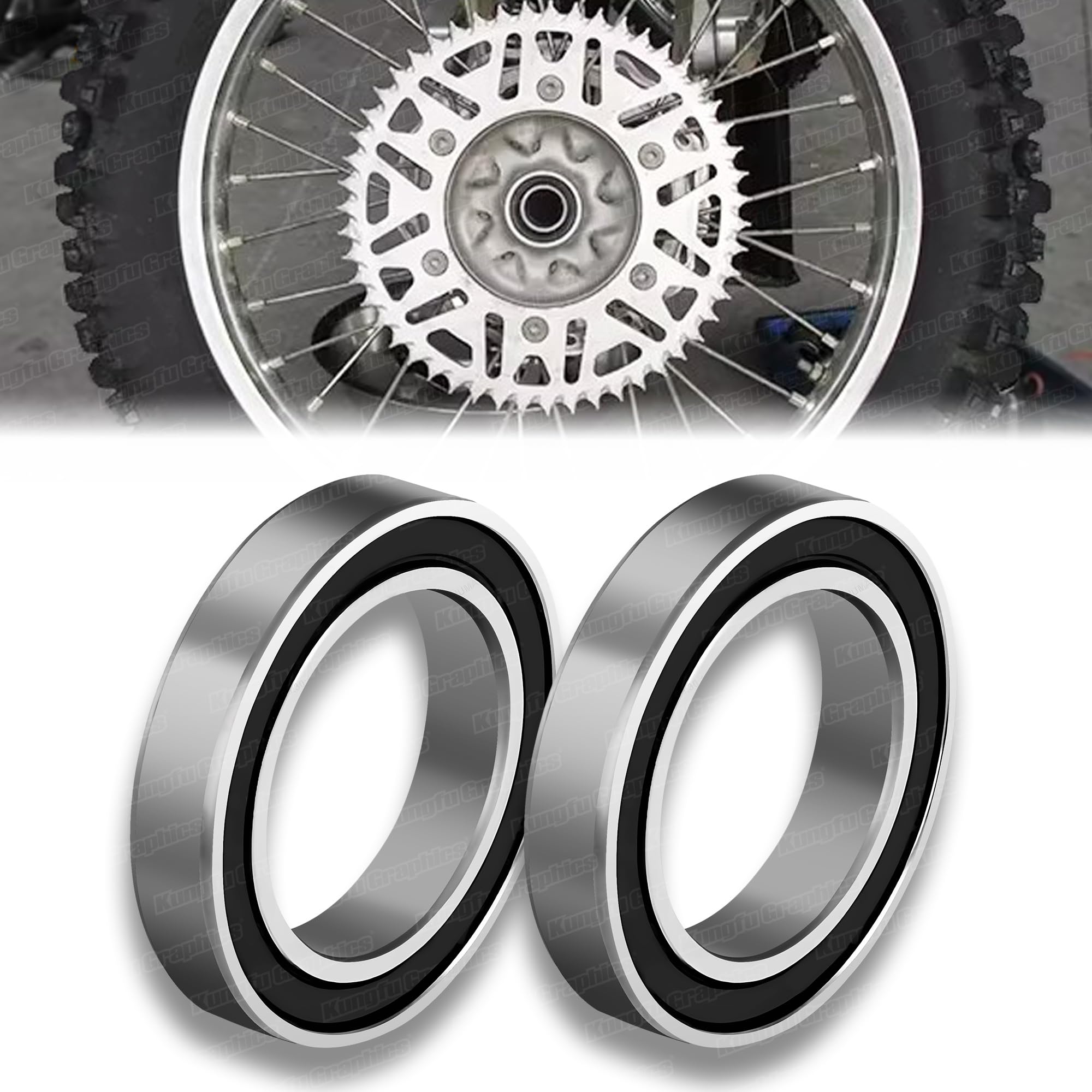 Amazon | リアホイールベアリングキット YZ125 125X 250 250F 205FX 
