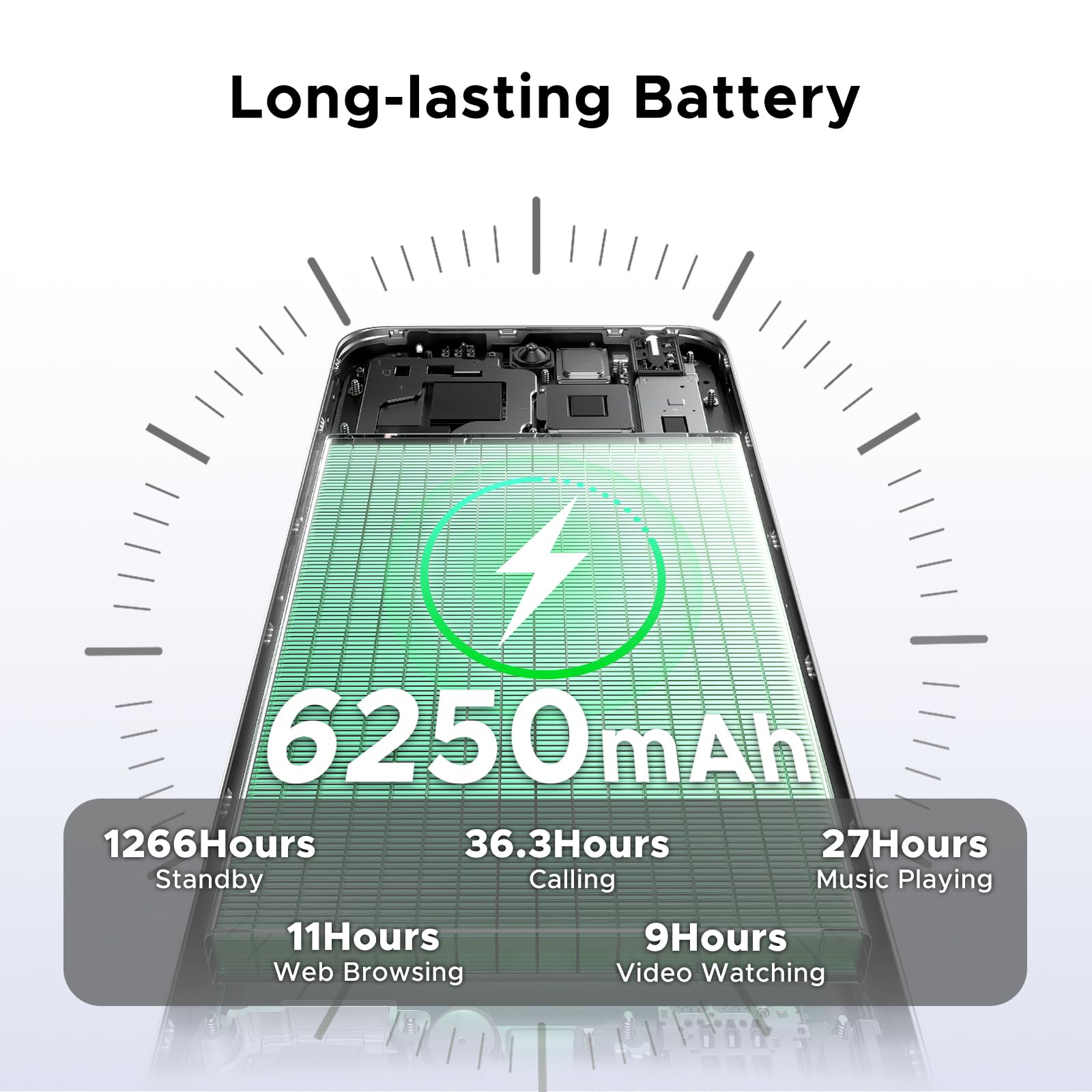 DOOGEE Note 59 Pro Unlocked Cell Phone 5G Android 15,32GB+256GB/TF 2TB Android Phone,6250mAh Battery,6.75"HD+120Hz Cellphone,16MP+8MP,5G Dual SIM Smartphone,Widevine L1/NFC/Face Unlock/Fingerprint/OTG