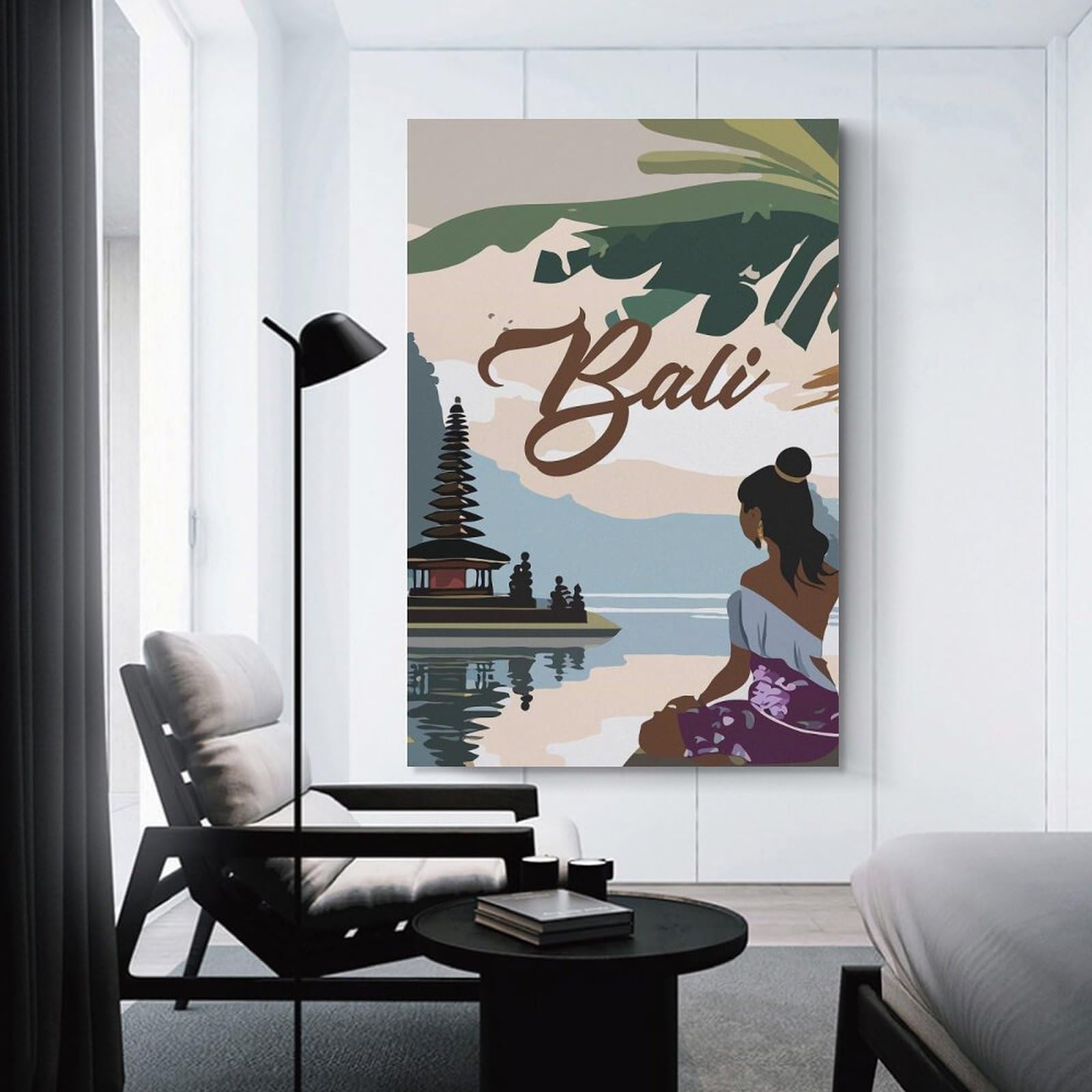 Junmoney Unframe-Style-18 Bali Travel (9) Canvas Art Print, 24X36inch(60X90cm), For Living Room, Bedroom, Office Or Hallway, Decorative Artwork With Broad Appeal
