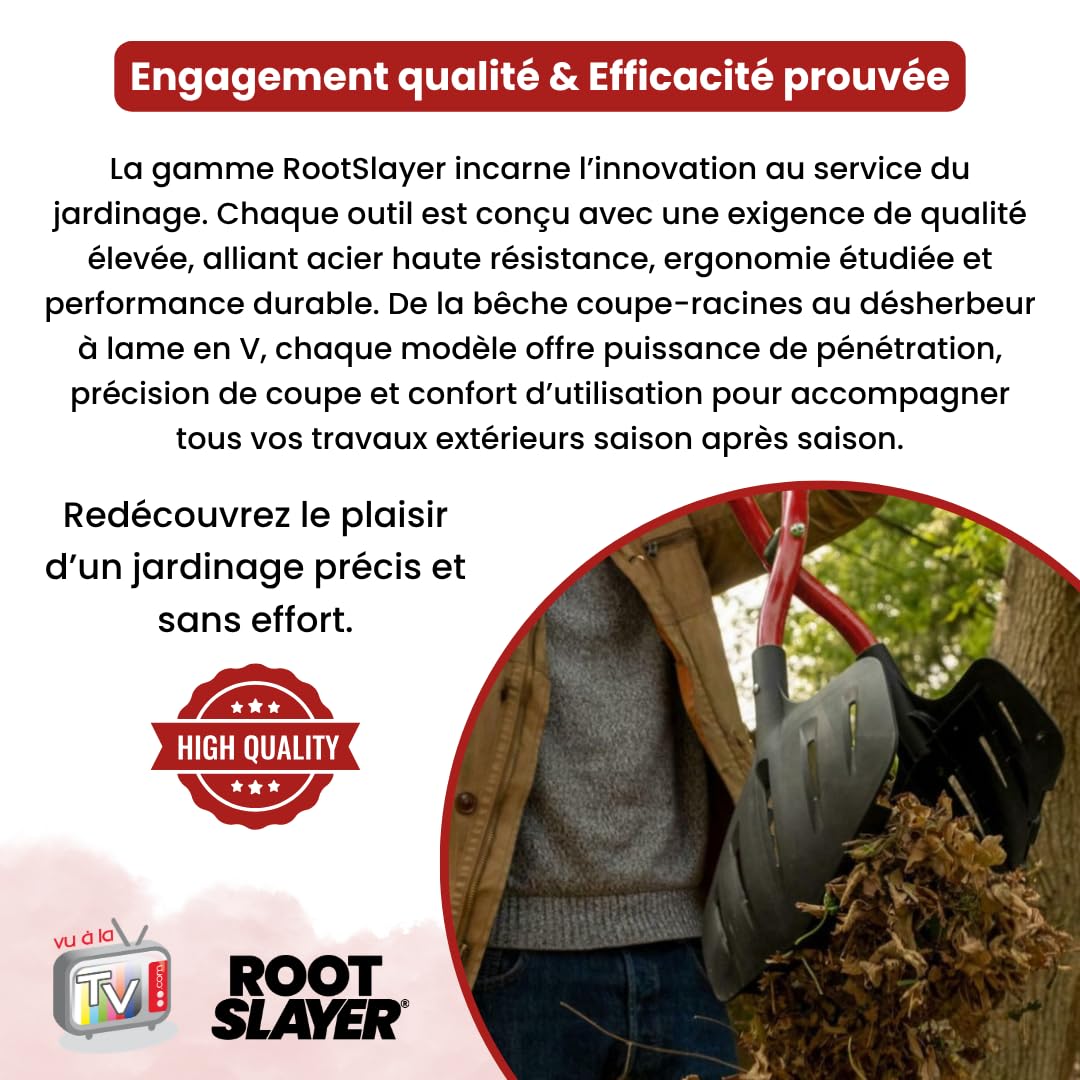VENTEO - Pince Multifonctions Ramasse Feuilles XXL Rootslayer | Manche Télescopique Anti-Corrosion et Mâchoires en Poly-Fibre | Pince de Ramassage Feuilles, Fruits et Déchets | Outils Jardinage