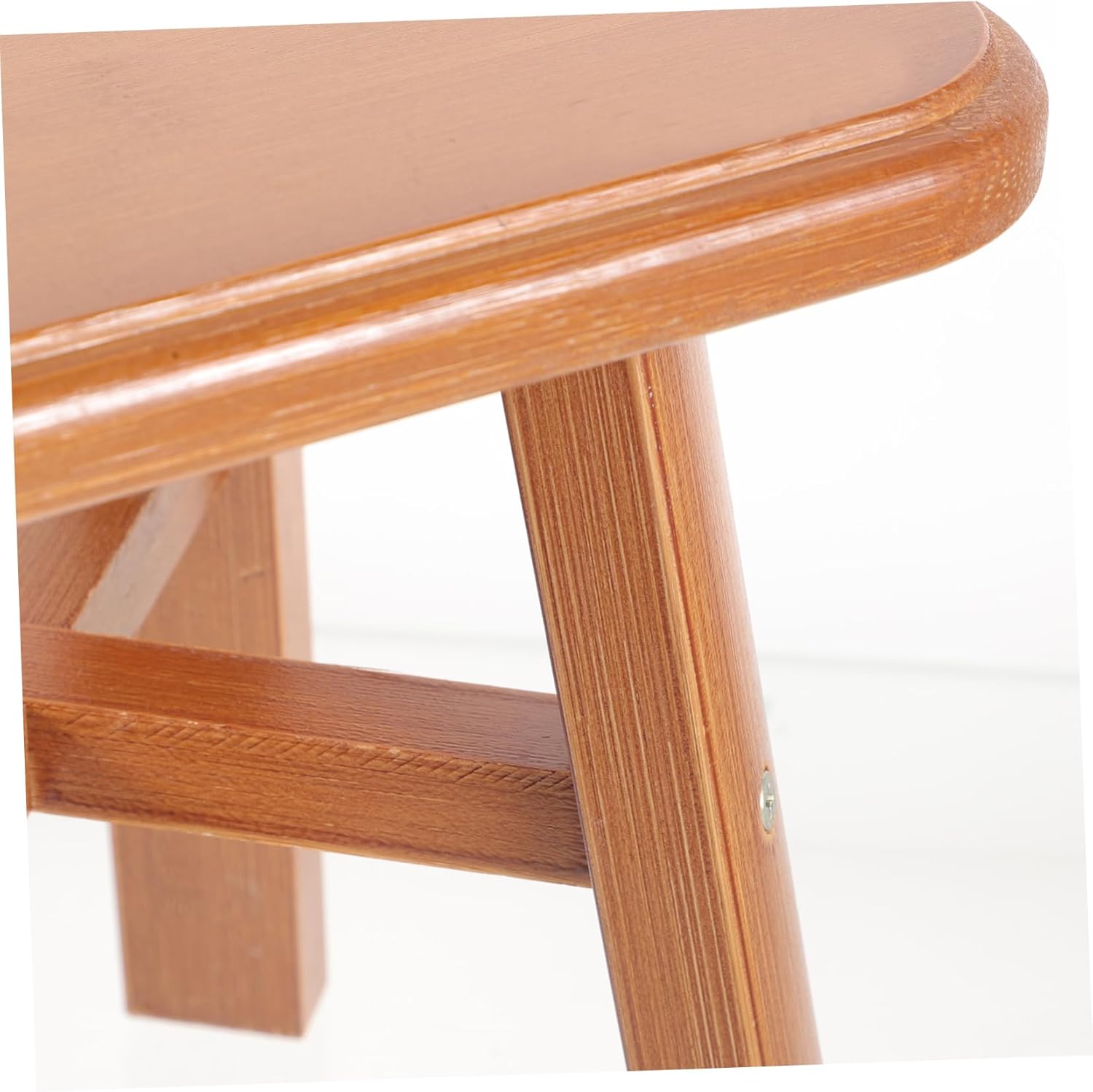 Wooden Low Stool 24cm High for Adults and Boys and Girls Shoe Changing Stool Sturdy Design Small Indoor Footstool for Bedroom and Living Room Decor