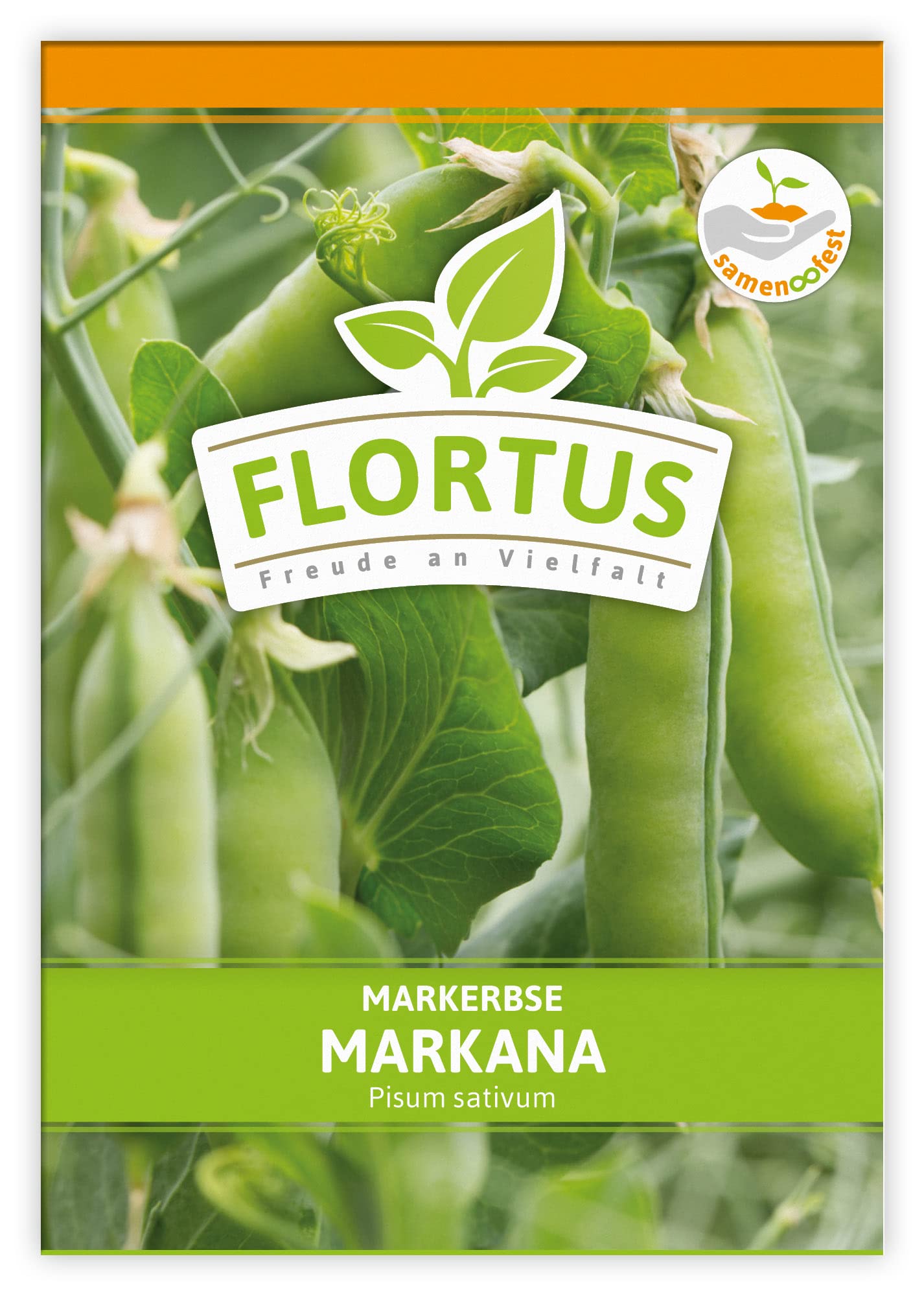 FLORTUS 2000-0492-100x Markerbse Markana (100 Stück) (Markerbsensamen)