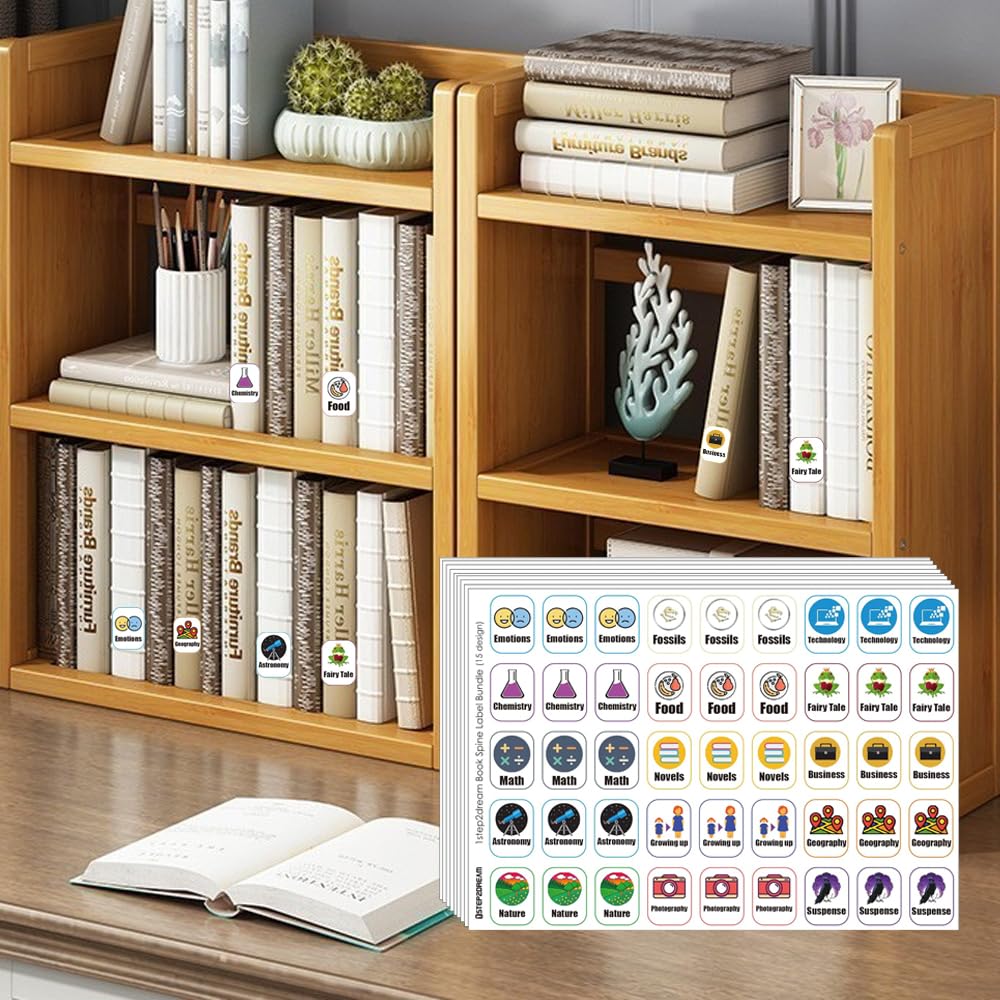 500 Pieces Book Spine Clear Label Protector | Transparent Labels For - View #7