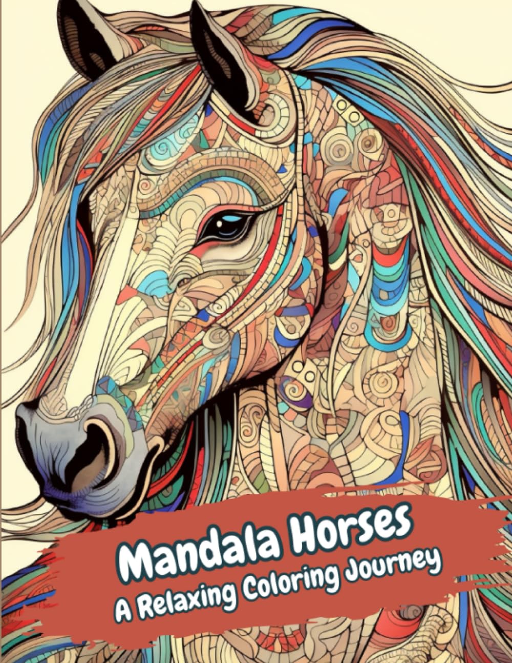 Mandala Horses: A Relaxing Coloring Journey: Relax and Reset Your Mind (Mandalas: Relax and Reset Your Mind)