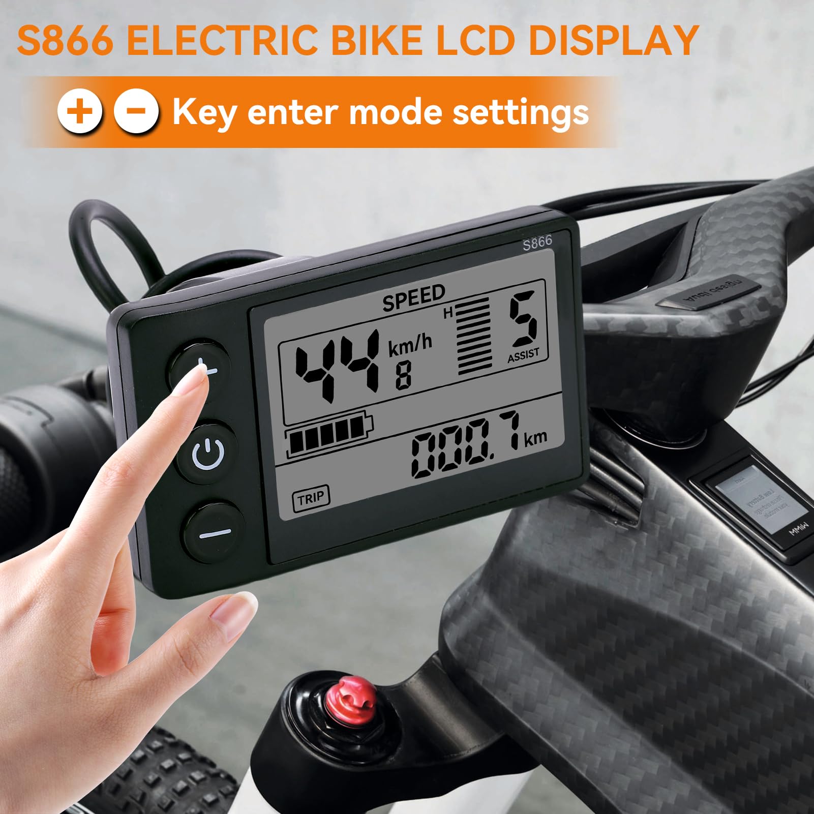 36V 48V Electric Bike LCD Display, Electric Bike LCD GD06