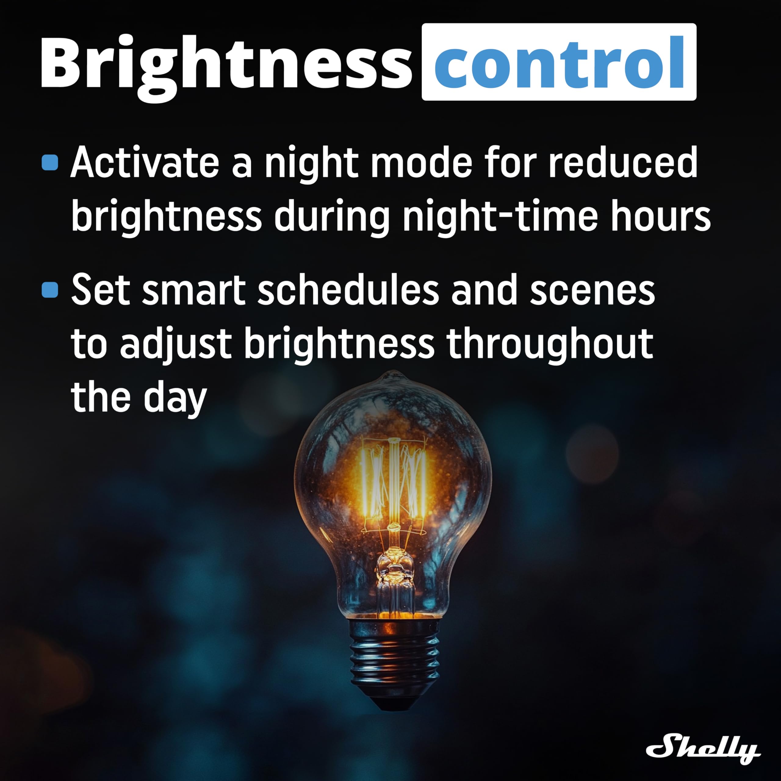 Shelly Dimmer 0/1-10V PM Gen3 | WiFi Smart Dimming with Power Monitoring | Home Automation | Compatible with Alexa & Google Home | iOS Android App | No Hub Required