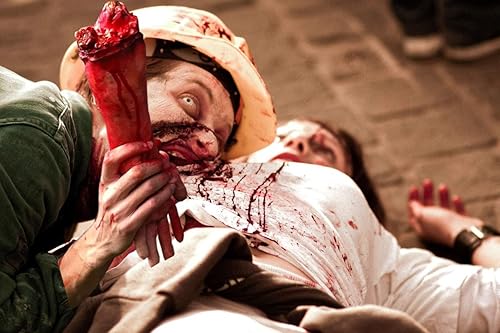 Miniatura 3 de XONOR Brazo humano de plástico para Halloween, manos suaves, piezas de cuerpo muerto sangriento, decoraciones de Halloween, 2 piezas (izquierda y