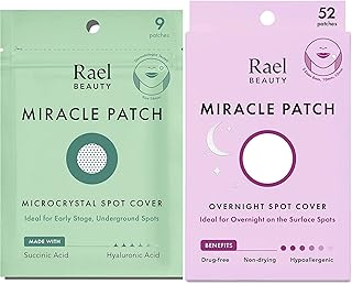 Rael Paquete de parches de espinillas para et...