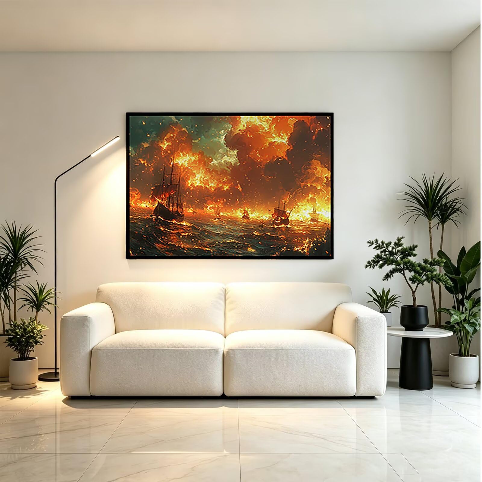 Kwadratowy obraz diamentowy słońce 60x80cm-36406