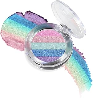 Sombra de ojos con purpurina de 5 colores, pa...