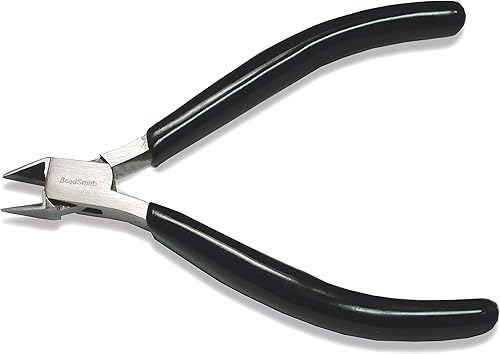 Miniatura 9 de The Beadsmith Juego de alicates Slim Line – Puntas extrafinas – 4.5 pulgadas, 4 piezas: nariz redonda, nariz de cadena, punta plana y cortador