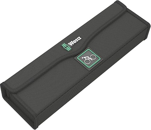 Wera Bicycle Set Torque 1 Click-Torque adjustable wrench set, 1/4" square drive, 2.5-25Nm, 16pc, 05004180001, Black - 5