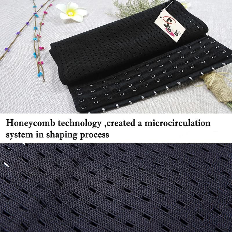 Miniatura 10 de Entrenador de cintura Cincher Body Shaper Sport Entrenamiento para reloj de arena 6 unids Hueso de acero más alta compresión