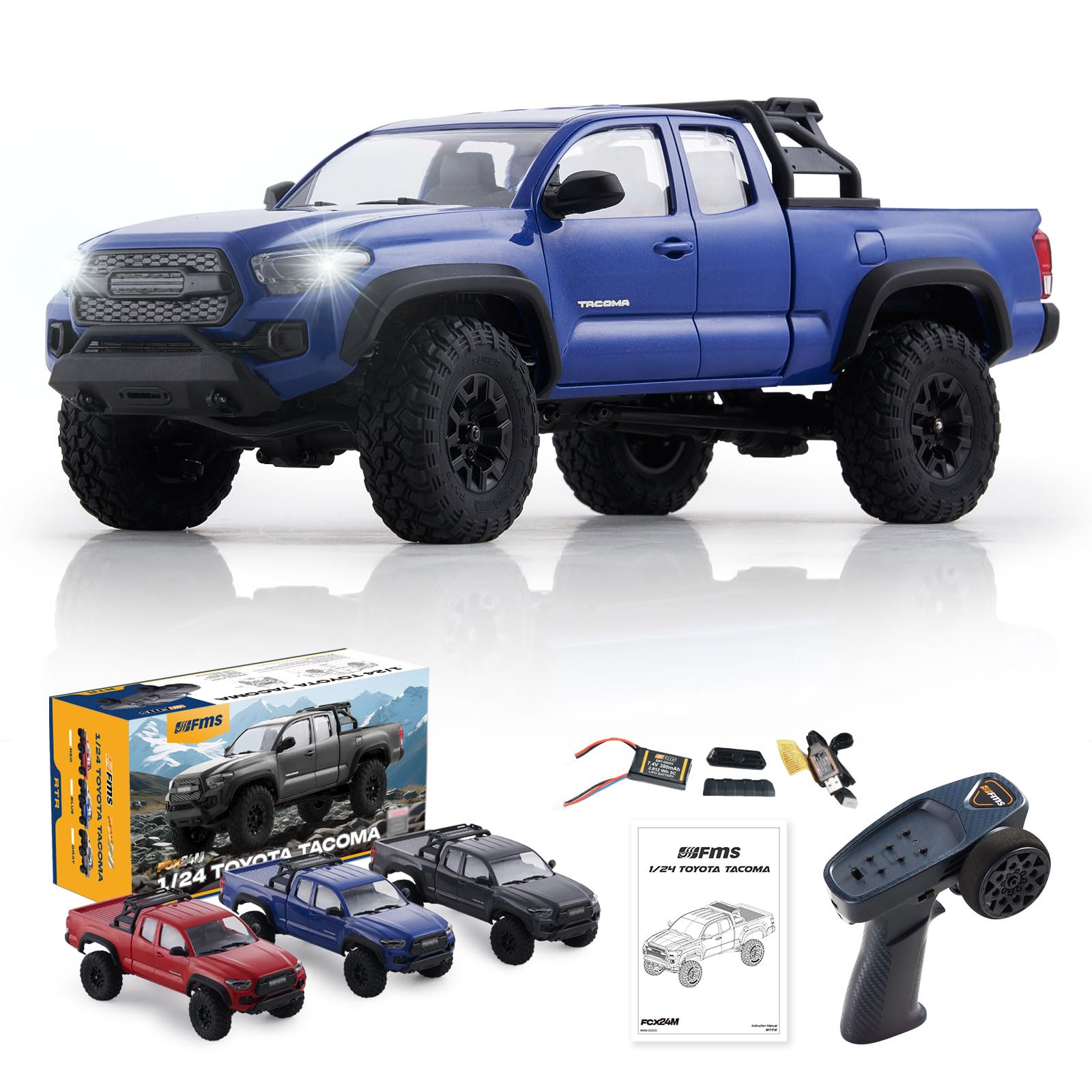 Amazon | BEEZRC FMS 1/24 RCクローラー FCX24M タコマ 4WD オフロード