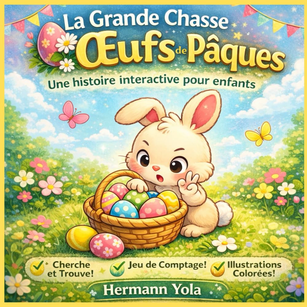 La Grande Chasse aux Œufs du Petit Lapin: Une histoire interactive pour les enfants