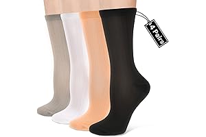 Women's Crew Compression Socks: Ultimate Leg Support for Athletic and Nursing