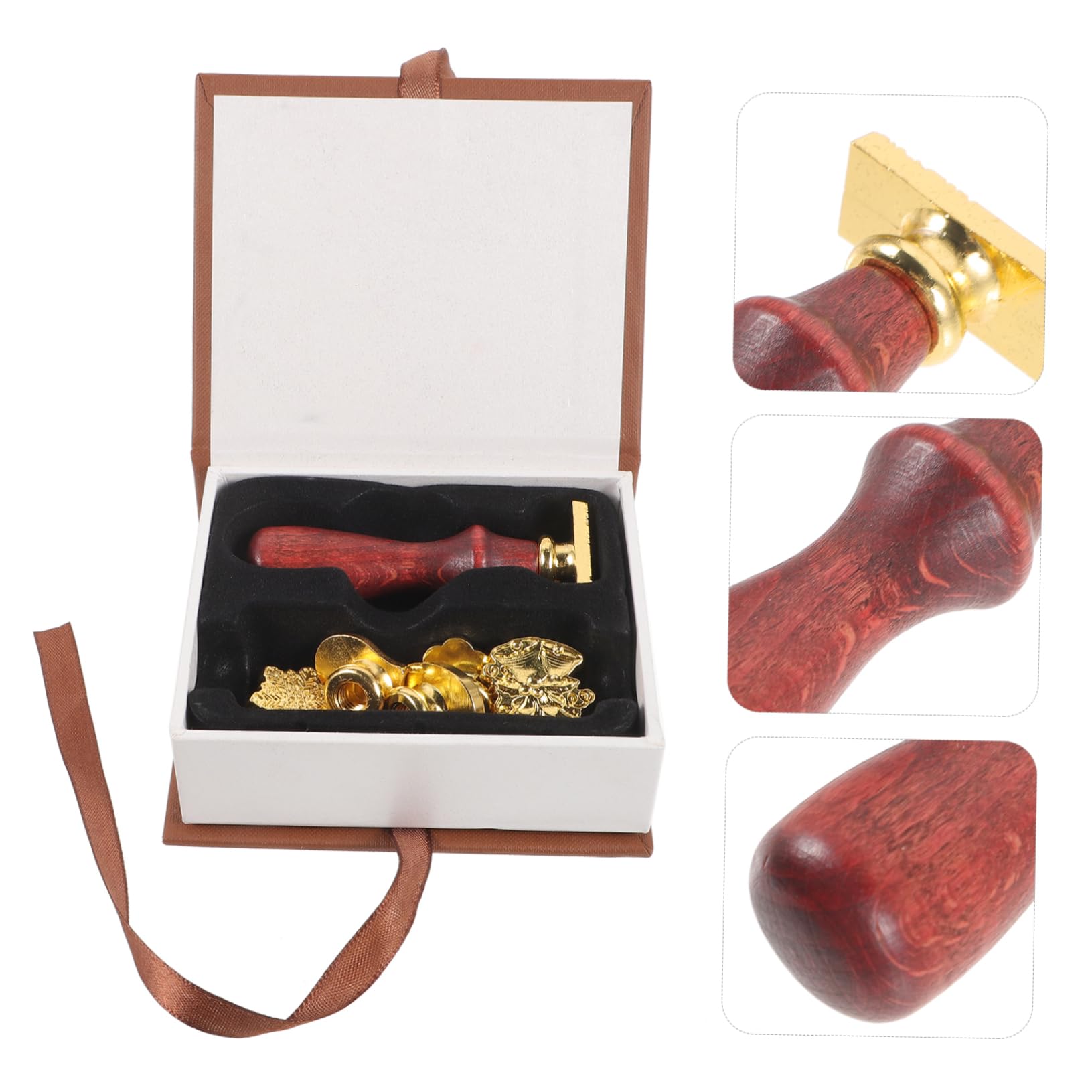 OSALADI 2 Sets Stempel Für Karten Briefversiegelung Lacksiegelstempel Wachssiegelstempel Wachsstempel Umschlagsiegel Stempelsiegel Retro DIY Dekorstempel DIY Zubehör DIY Werkzeug