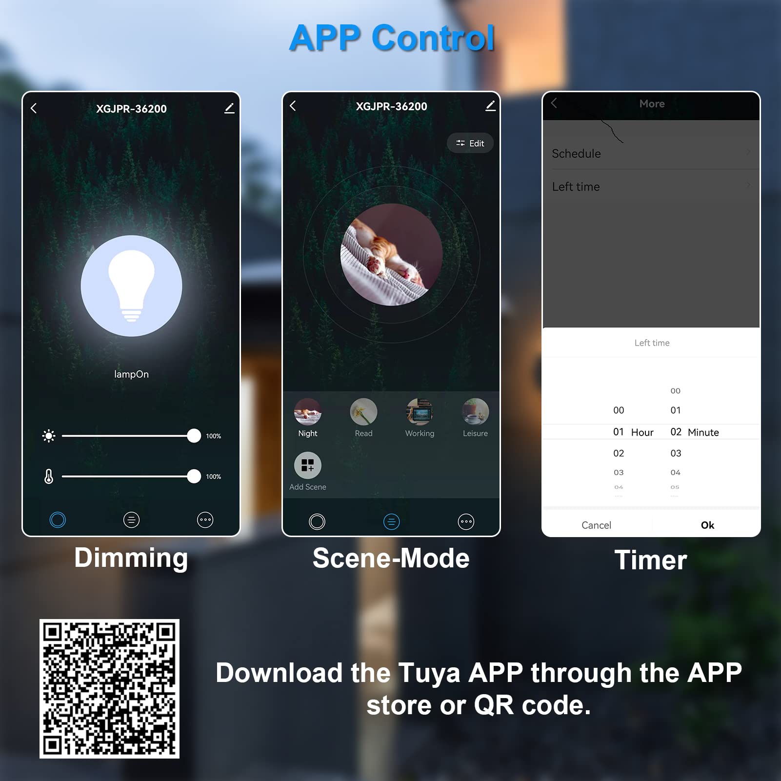 Klighten Applique LED Dimmerabile Esterno Interno 24W Controllo APP, Timer, IP65 Luci da Parete, Lampade da Parete Regolabile Alluminio Moderno per Ingresso Terrazza Giardini, Bronzo, 3000K-6000K